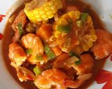 Foto langkah ke 6 dari resep Udang saus padang.