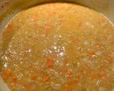 A picture of step 3 of Red Lentil Soup.