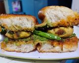 A picture of step 16 of Vada pav (from scratch).