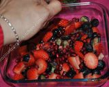 A picture of step 2 of Fruity Rice Pudding  فرنی میوه ای.