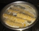A picture of step 1 of Gatta pulao.