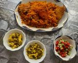 عکس مرحله 3 از دستور لوبیاپلو با مرغ