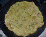 A picture of step 3 of Moonglet or vegetarian omelette.