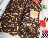 Pas rețetă Salam de biscuiți rețeta copilăriei 6 fotografie