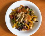 Hình bước làm 3 của món Giảm cân + eatclean: ức gà nướng + salad cải kale