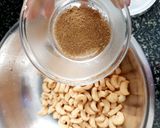 A picture of step 5 of Kaju crunch cookies.