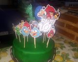 Foto del paso 3 de la receta: Torta con pasta ballina de angry birds
