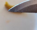 A picture of step 5 of Gatte ki Sabzi (dry and with gravy).