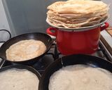 Almás palacsinta teljes kiőrlésű lisztből recept fázis 7 fotója