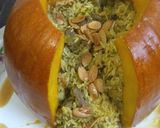 صورة لخطوة 2 من وصفة رز مشكل داخل حبة القرع