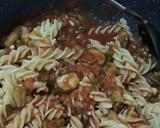 Foto del paso 7 de la receta: Pasta tornillo con champiñones