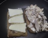 Foto del paso 6 de la receta: Sándwich🍍de pollo🧀y queso🍞🥯🍗