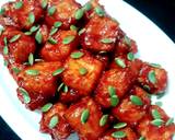 เต้าหู้ทอดกรอบสไตล์เกาหลี/เต้าหู้หวานเผ็ดกรุบกรอบ Dubu - gunjeong วิธีทำสูตร 3 รูป