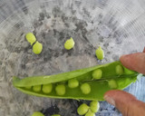 Foto del paso 7 de la receta: Guisantes frescos con verduras y huevo
