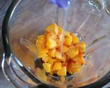 Barack-Lime turmix /Pfirsich-Lime Mixgetränke recept fázis 2 fotója