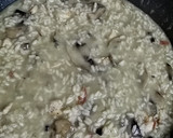 Foto del paso 6 de la receta: Risotto de champiñones, pollo y jamón🍄🍗🐽