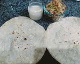 A picture of step 4 of Chicken tortillas wrap.