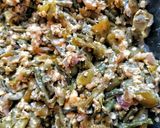 Foto del passaggio 6 della ricetta Pasticcio di zucchine metro peperoni e uova