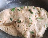 A picture of step 2 of Upwas bhajni muthiya.
