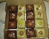 Foto langkah ke 6 dari resep 39. Brownies Matcha Sekat.