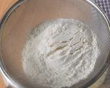 A picture of step 2 of Eggless marble cake.