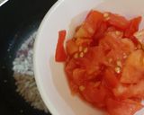 A picture of step 3 of Bhindi curry/ladies finger curry.