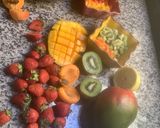 Une image de l'étape 2 de Tiramisu🥁 fête 🥳 les fruits 🫐🍑d’été 🍒🍓🥝🥭en verrines.
