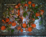Foto del paso 2 de la receta: Merluza al horno con verduras