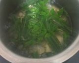 A picture of step 1 of Tulsi and Lemongrass Tea.
