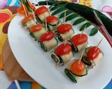 खीरा रोल (Cucumber roll recipe in hindi) रेसिपी चरण 7 फोटो