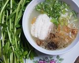 Hình bước làm 5 của món Cháo cá rau đắng