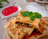 Foto langkah ke 9 dari resep Martabak Telur Teflon.