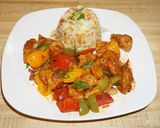 A picture of step 9 of Manchurian chicken.