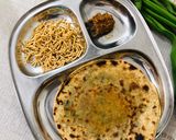 हरे प्याज़ का चटपटा पराठा (Hare Pyaz ka chatpata paratha recipe in Hindi) रेसिपी चरण 4 फोटो