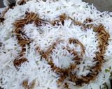 A picture of step 3 of Chinese fried rice.