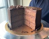 Foto langkah ke 18 dari resep Bolu Coklat Kurma (Tepung Almond) Gluten Free.