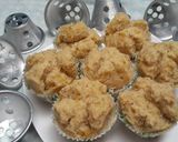 Foto langkah ke 7 dari resep Bolu Kukus Pisang Mekar (No Mixer/Eggless).