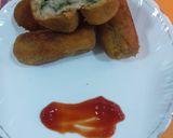 A picture of step 4 of Chicken cheese creamy cutlets.