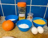 Foto del paso 1 de la receta: Corazón de harina de naranjas sin gluten