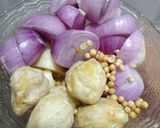 Foto langkah ke 1 dari resep Lodeh Terong Kacang Panjang.
