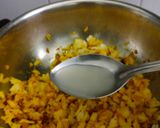 A picture of step 4 of Breakfast Poha (Atukulu upma).