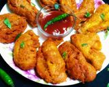 बेसन बैंगन के पकौड़े(besan bengan ke pakode recipe in hindi) रेसिपी चरण 4 फोटो