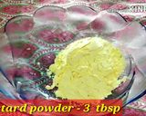A picture of step 1 of Custard Milk Shake.