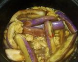 Foto langkah ke 3 dari resep Tumis terong ungu dgn daging ayam 🍆🐔.