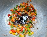 A picture of step 7 of Paneer fried rice for kids.