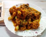 A picture of step 4 of Cauliflower Chaap.