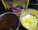 A picture of step 9 of Drum stick leaves Rasam.