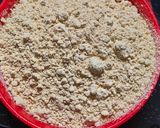 A picture of step 1 of Coconut Besan Burfi.