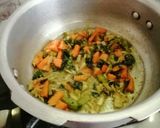 A picture of step 3 of Moong dal kichidi.