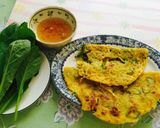 Hình bước làm 11 của món Bánh xèo rau mầm củ cải đỏ